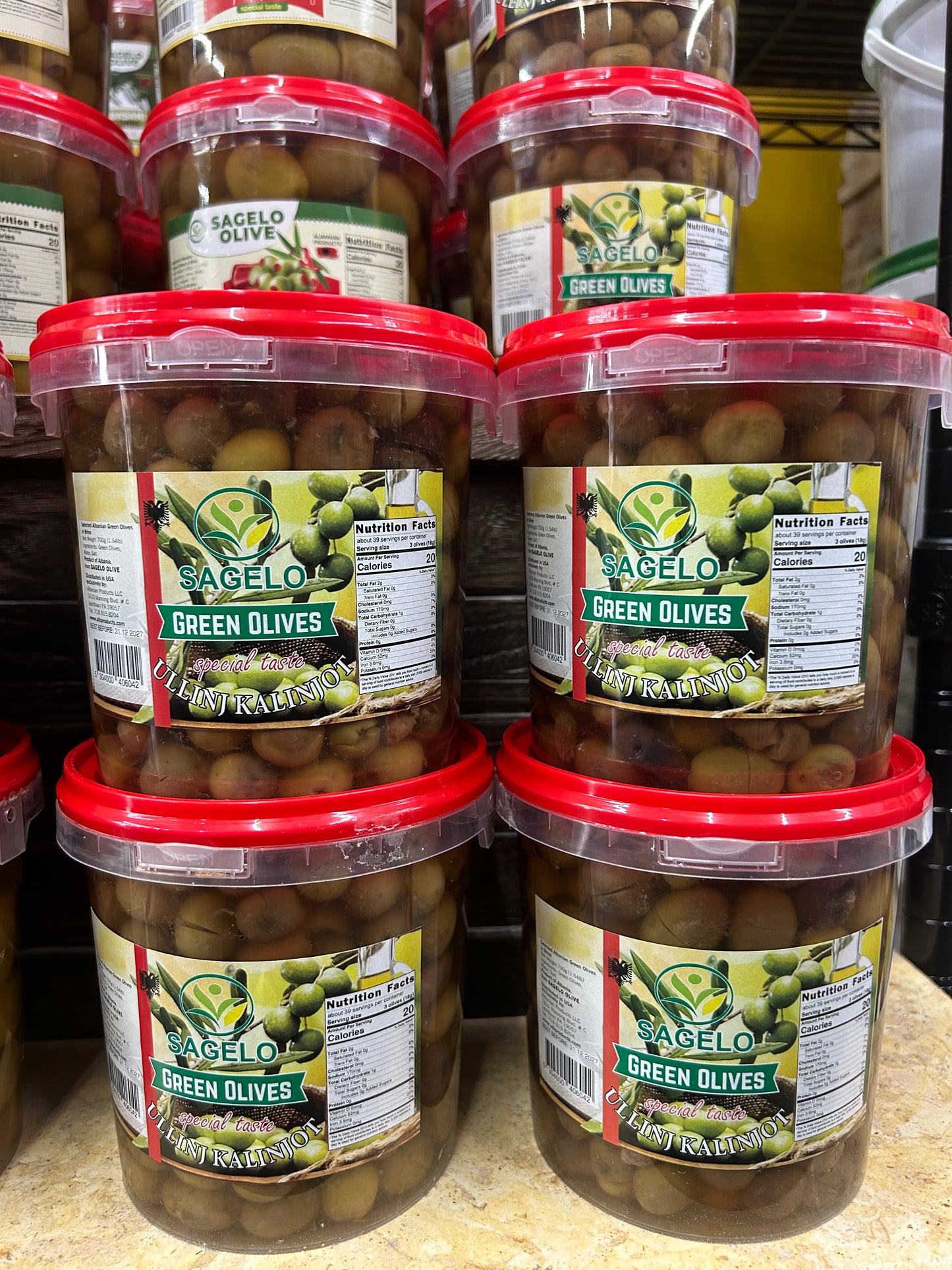 Kalinjoti Green Olives (Salego)
