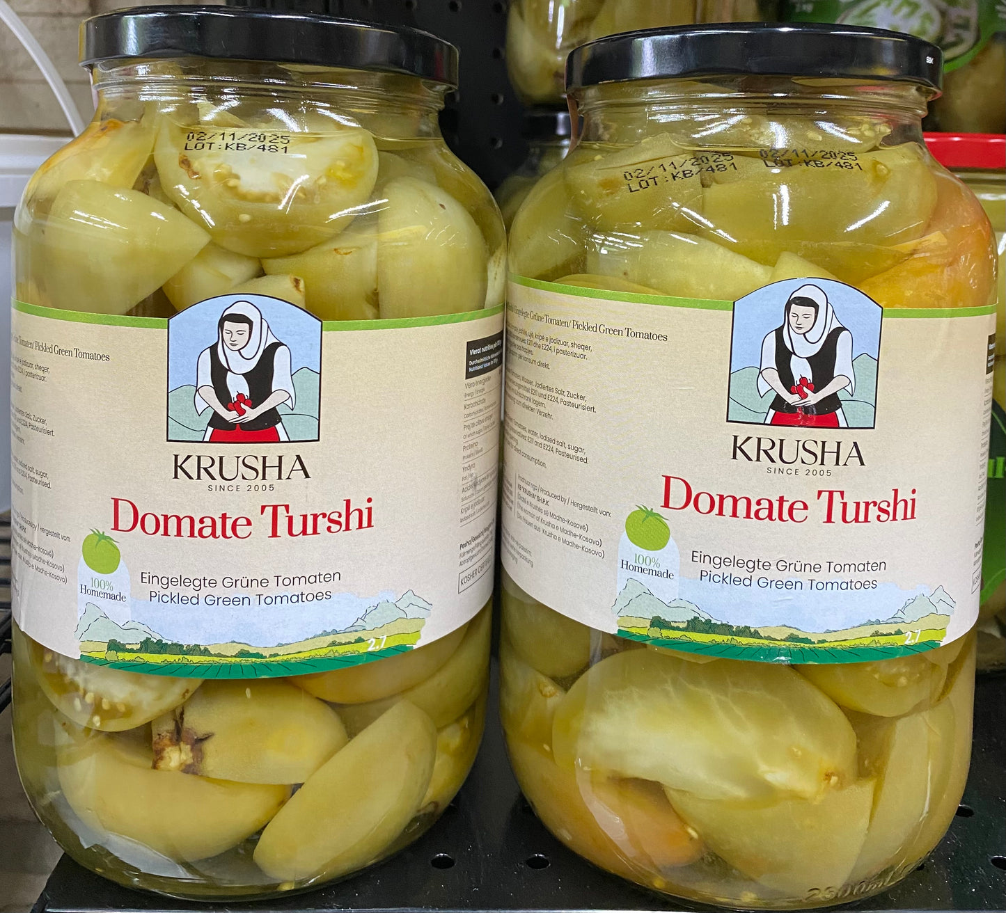 Krusha Pickled Green Tomatoes